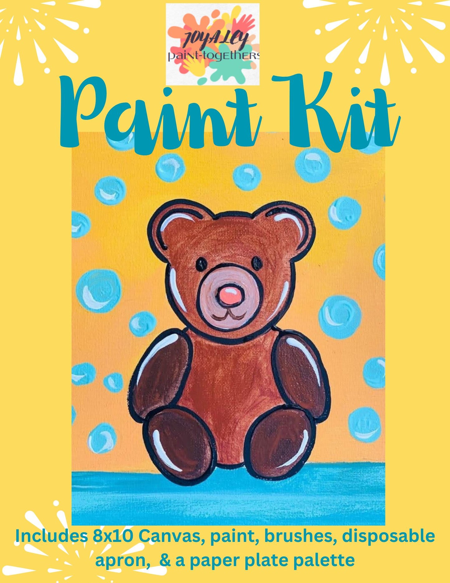 Teddy Bear Paint Kit