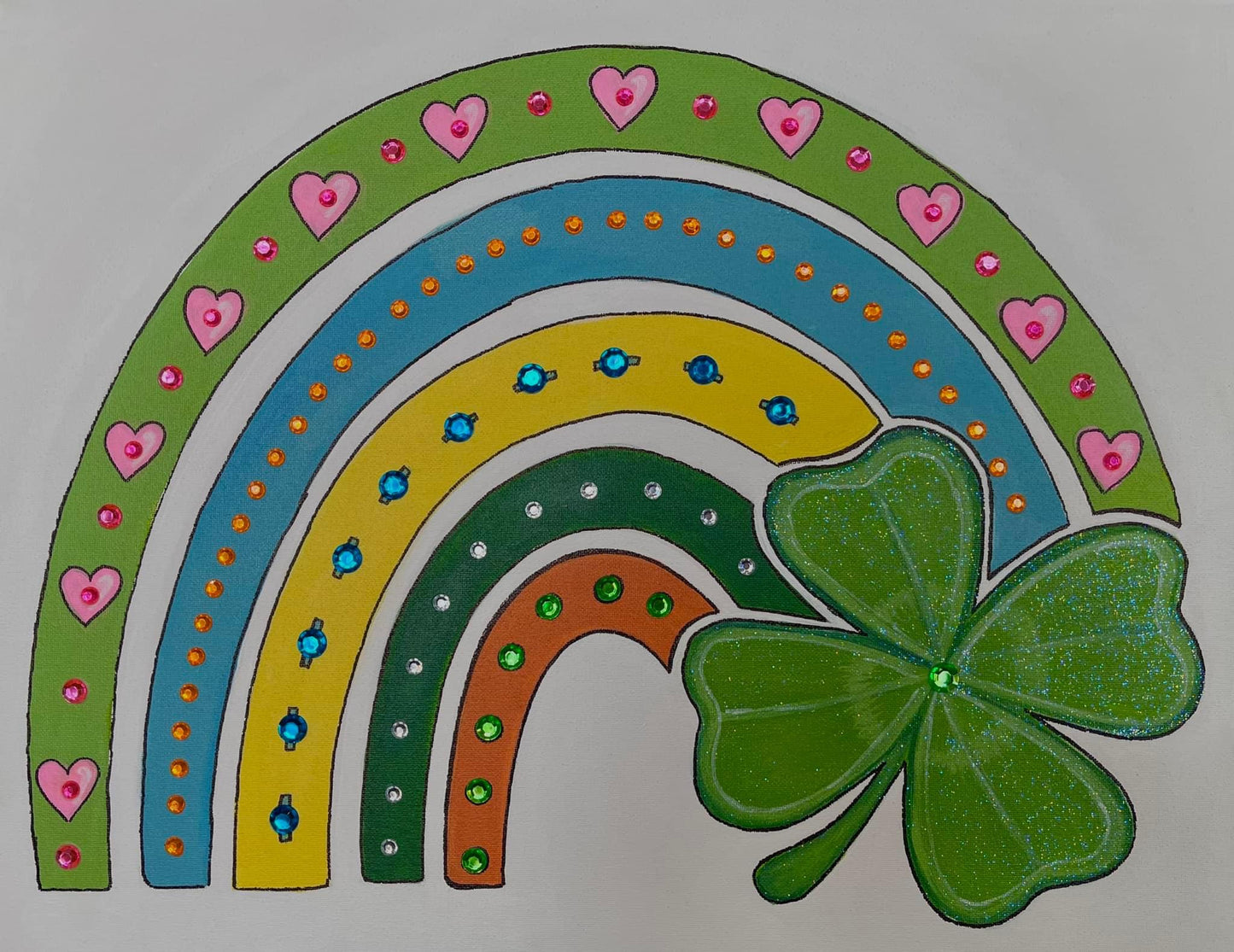 Shamrock Rainbow Paint Kit