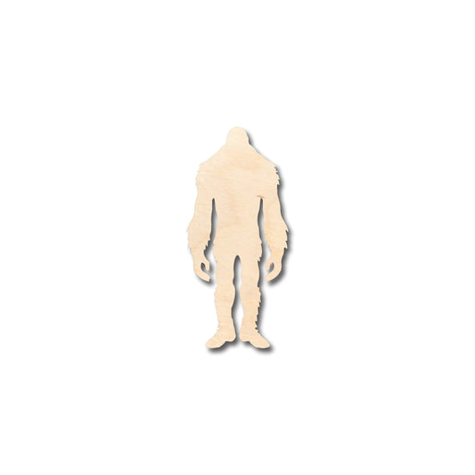 Unfinished Wood Sasquatch Bigfoot Shape - Craft - up to 46" DIY
