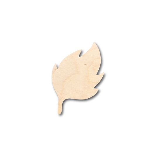 Unfinished Wood Earth Leaf Element Shape - Craft - up to 46" DIY