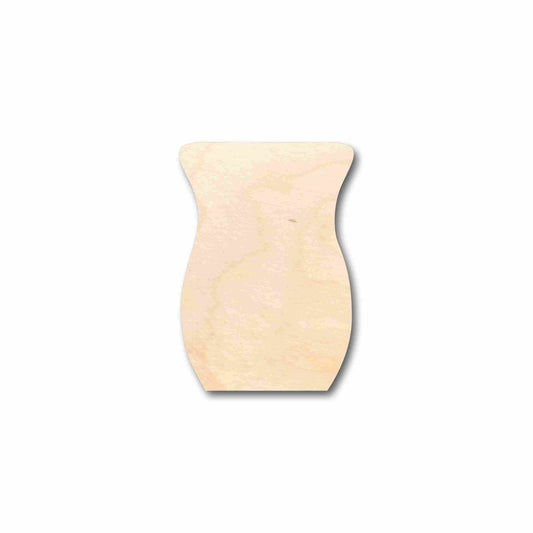 Unfinished Wood Flower Vase Silhouette - Craft- up to 46" DIY