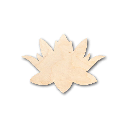 Unfinished Wood Lotus Flower Shape - Craft - up to 46" DIY