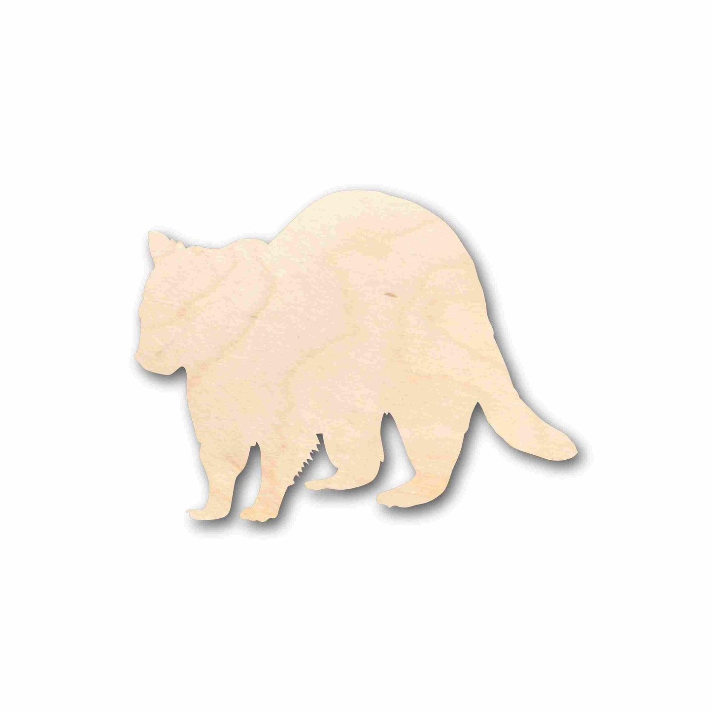 Unfinished Wood Raccoon Silhouette - Craft- up to 46" DIY