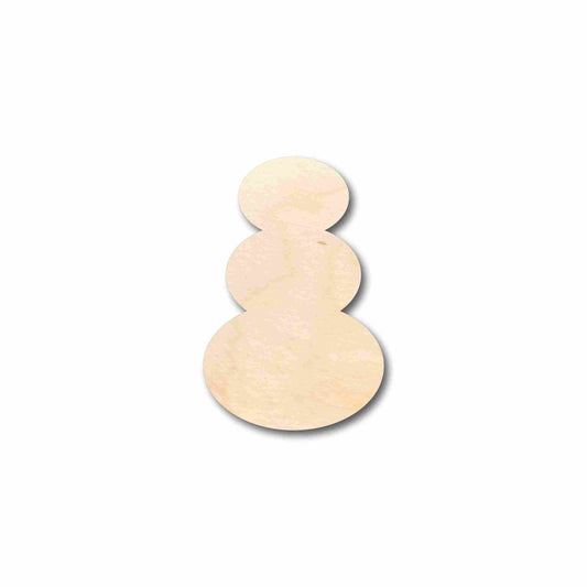 Unfinished Wood Snowman Silhouette - Craft- up to 46" DIY