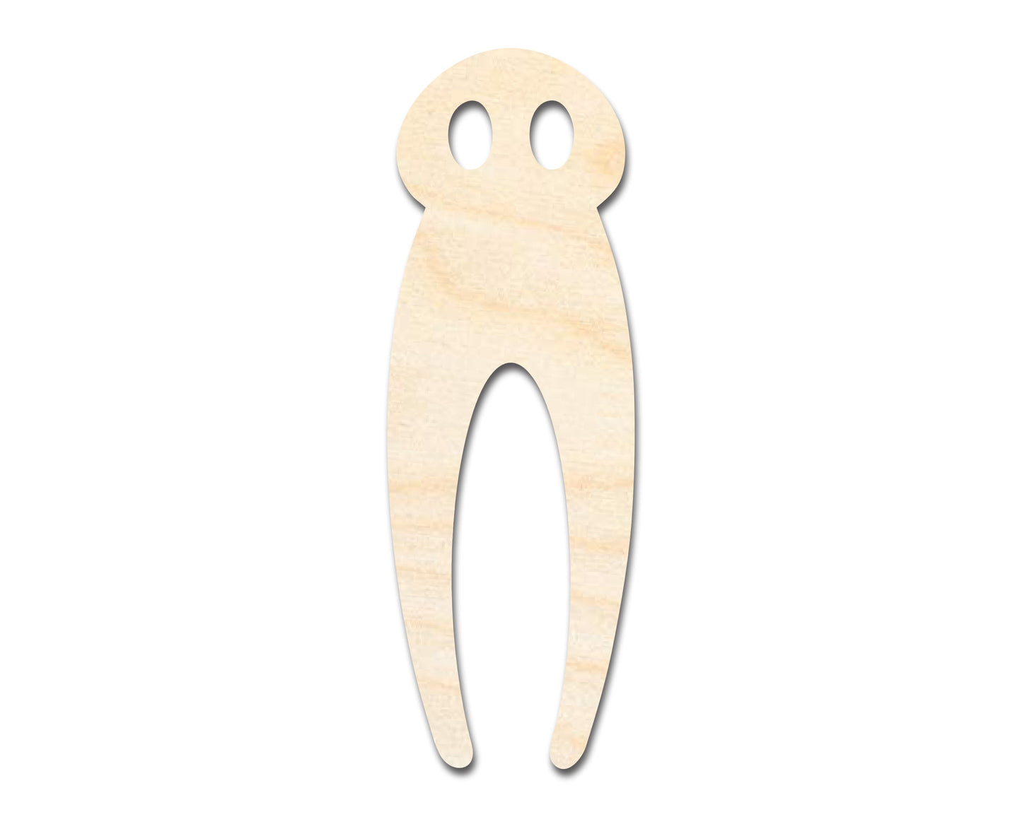 Unfinished Wood Fresno Nightcrawler Shape - Craft - up to 46"