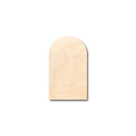 Unfinished Wood Blank Tombstone Shape - Craft - up to 46" DIY