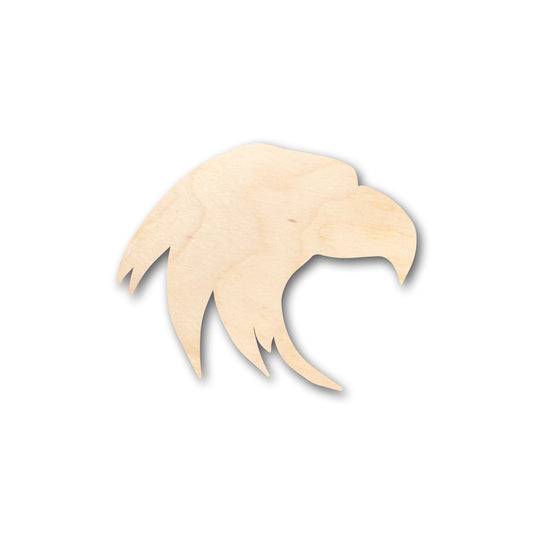 Unfinished Wood Eagle Head Patriotic Shape - Craft - up to 46" DIY