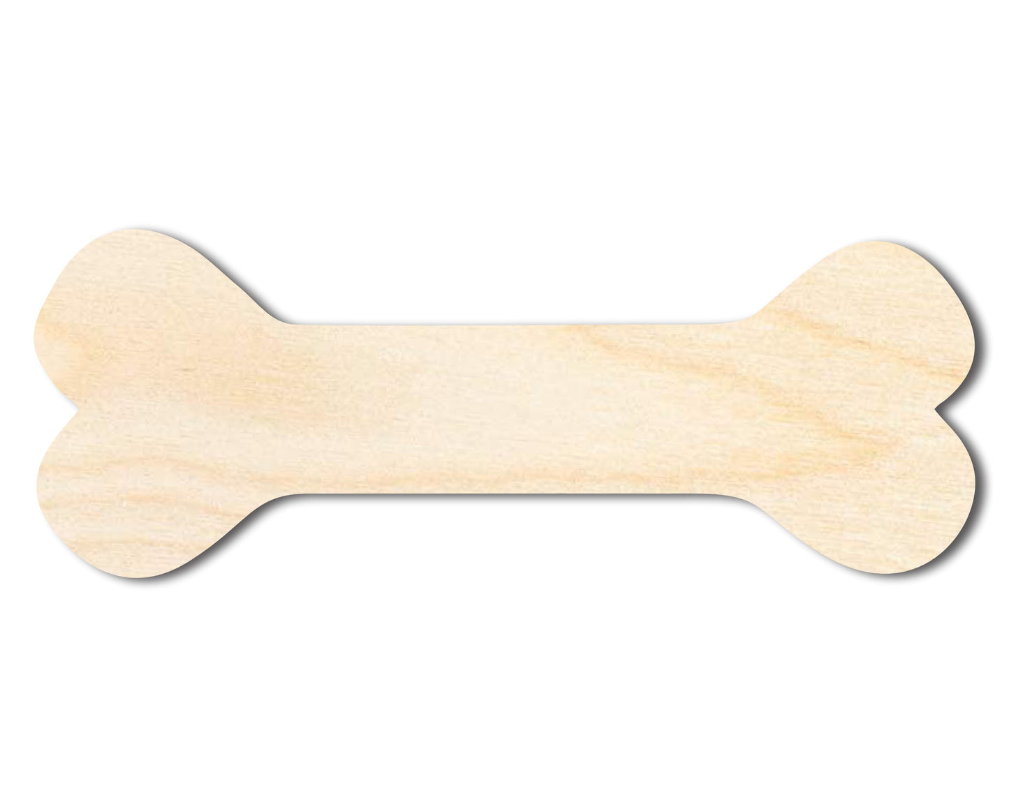 Unfinished Wood Dog Chew Bone Silhouette | DIY Dog Craft Cutout | up to 46" DIY