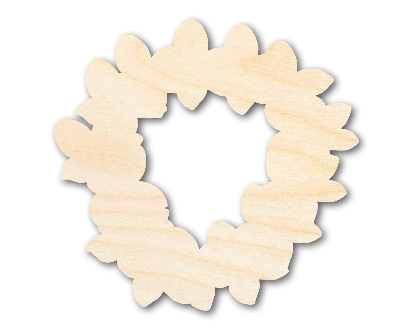 Unfinished Hawaiian Lei Shape | DIY Craft Cutout | up to 46" DIY