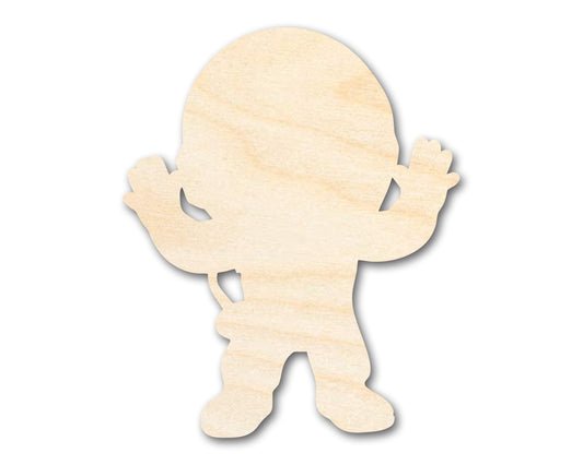 Unfinished Wood Cute Astronaut Shape | DIY Craft Cutout | up to 46" DIY