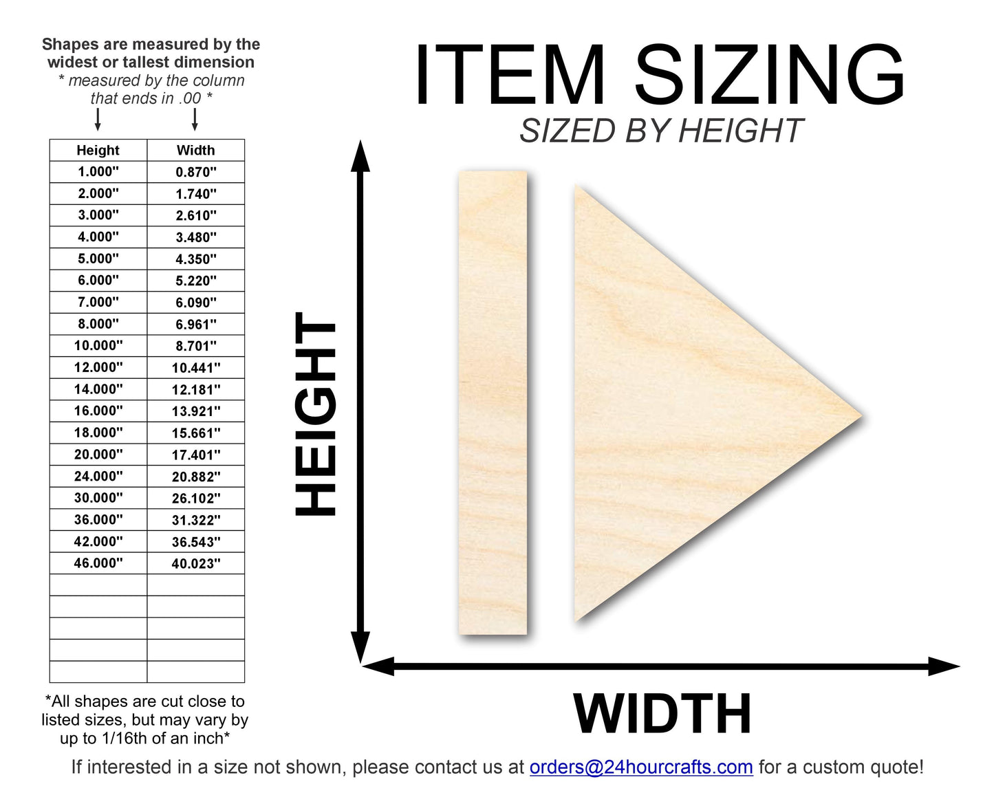 Unfinished Wood Play Pause Shape | DIY Craft Cutout | up to 46" DIY