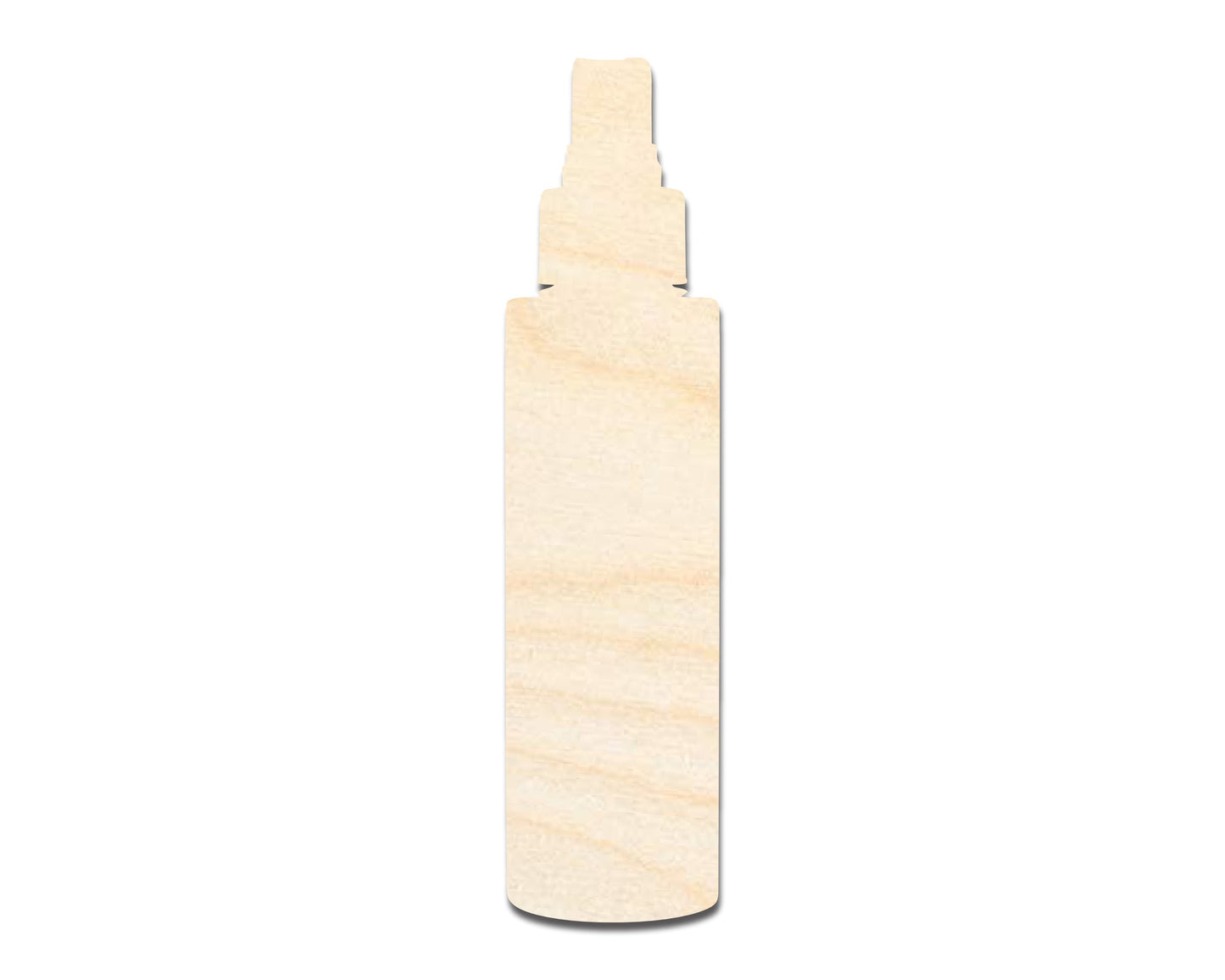 Unfinished Wood Facial Spray Shape | DIY Craft Cutout | up to 46" DIY
