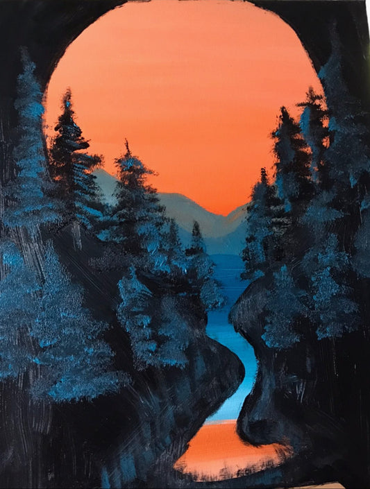 9/11/25 - “Mystical Mountain” Paint Night at Super Juice Wyckoff