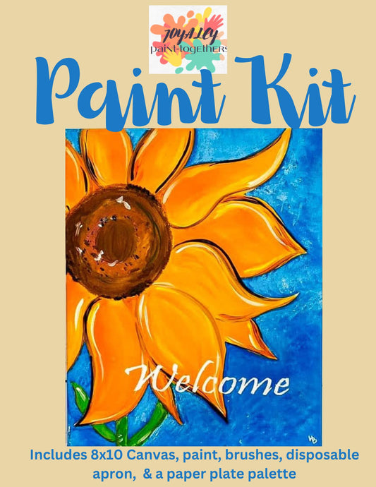 Welcome Sunflower Paint Kit