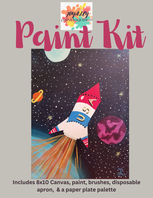 Patriotic Rocket Paint Kit