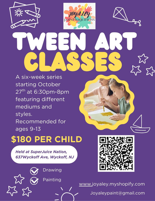 6-week Art Class Series -Tween