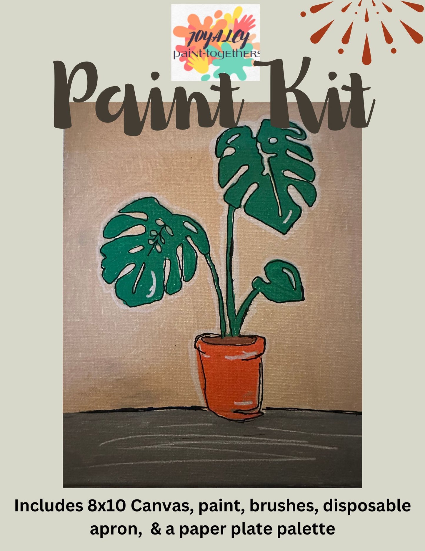 Monstera Paint Kit