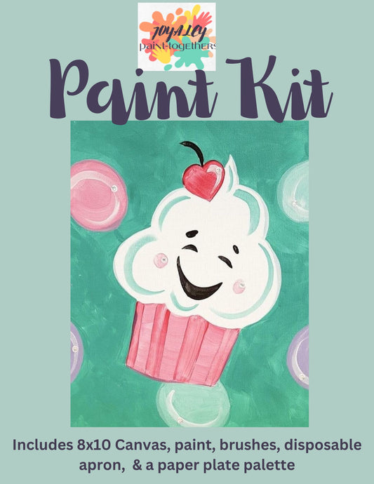 Happy Cupcake Paint Kit