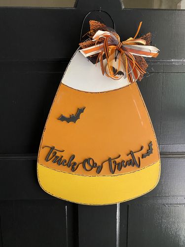 Unfinished Wood Candy Corn Shape - Halloween - Craft - up to 46" DIY