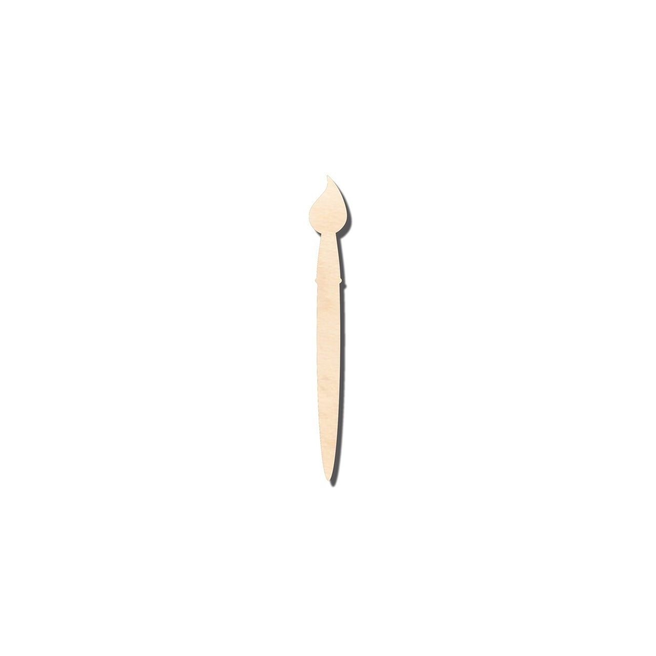 Unfinished Wood Artist Paint Brush Shape - Craft - up to 46" DIY