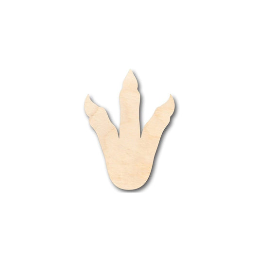 Unfinished Wood Dinosaur Foot Shape - Craft - up to 46" DIY