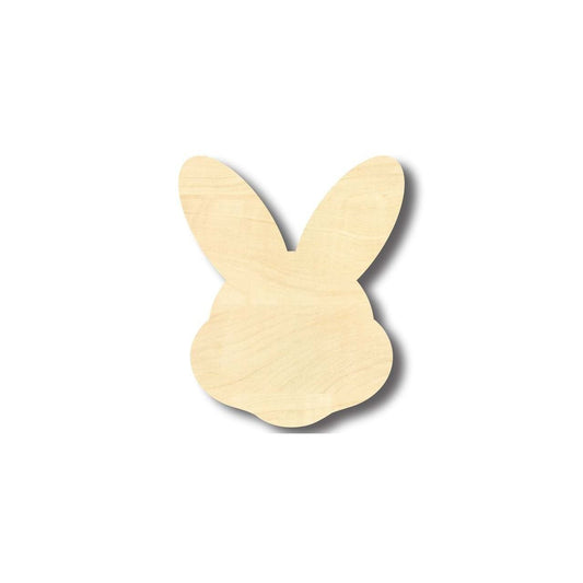 Unfinished Wood Easter Bunny Head Shape - Craft - up to 46" DIY