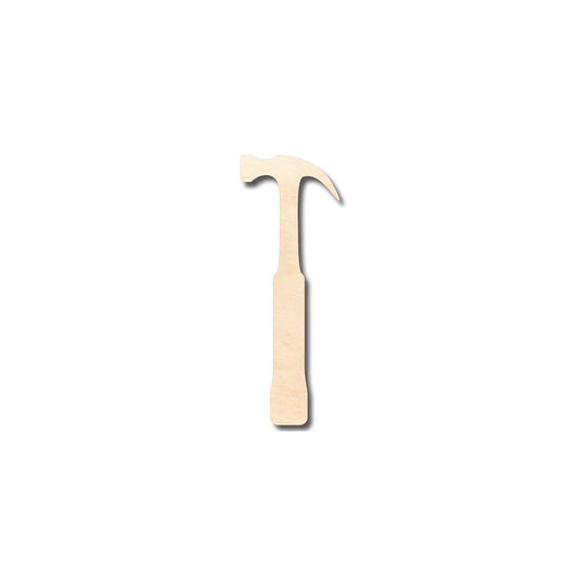 Unfinished Wood Hammer Shape - Tool - Craft - up to 46" DIY