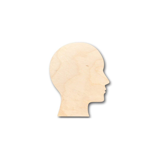 Unfinished Wood Human Head Shape - Craft - up to 46" DIY