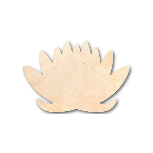Unfinished Wood Lotus Flower Shape - Spring - Flower - Craft - up to 46" DIY