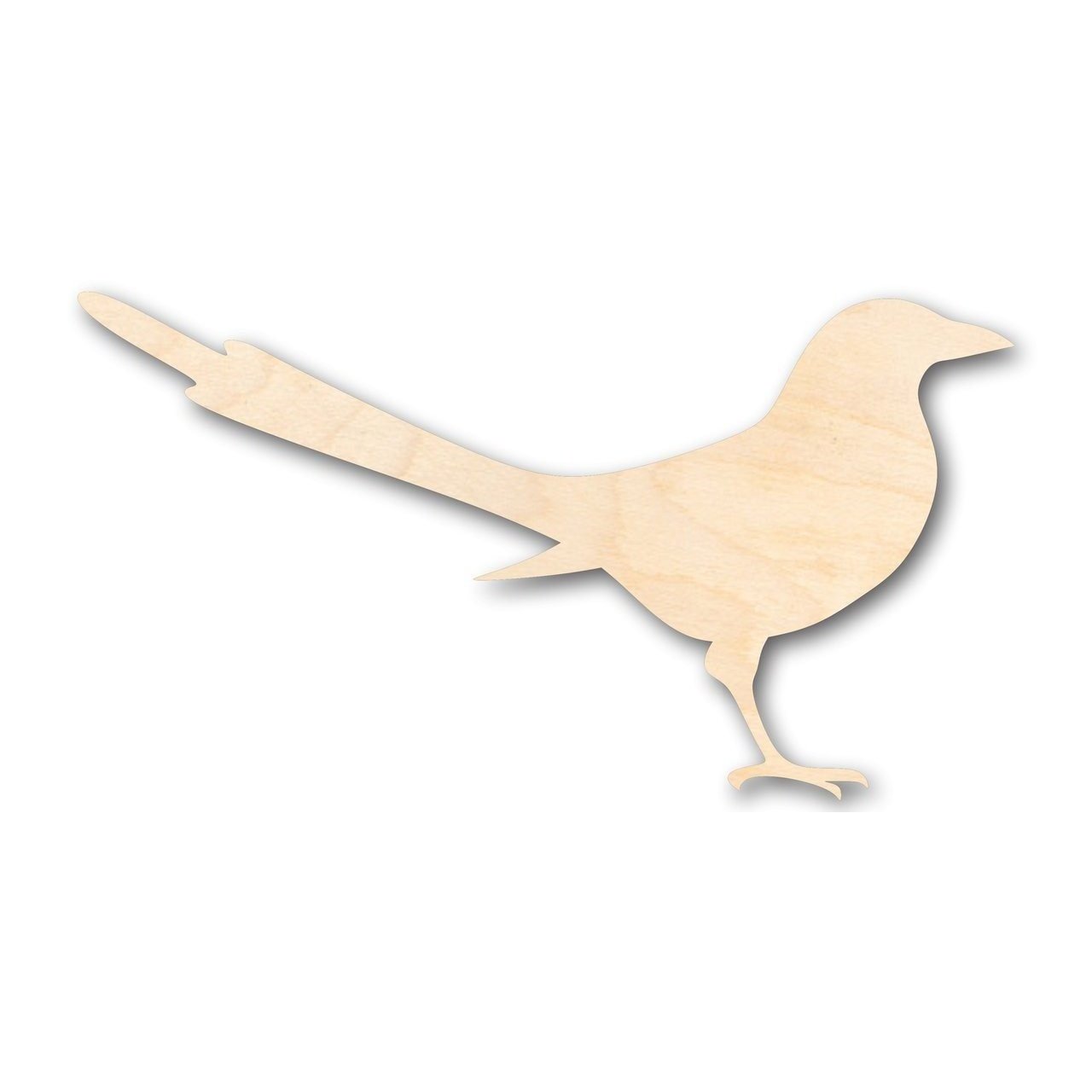 Unfinished Wood Magpie Shape - Bird - Wildlife - Craft - up to 46" DIY