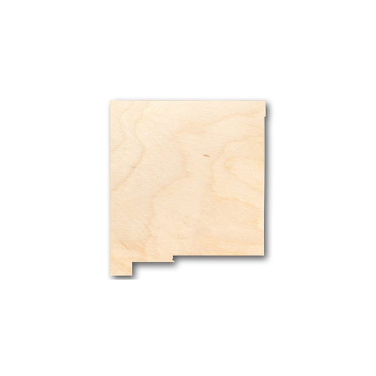 Unfinished Wood New Mexico Shape - State - Craft - up to 46" DIY