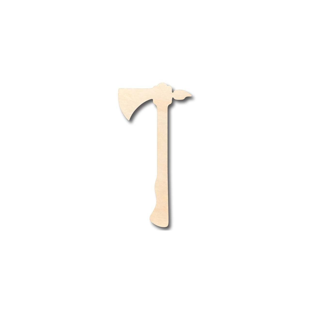 Unfinished Wood Tomahawk Shape - Native American - Western - Craft - up to 46" DIY