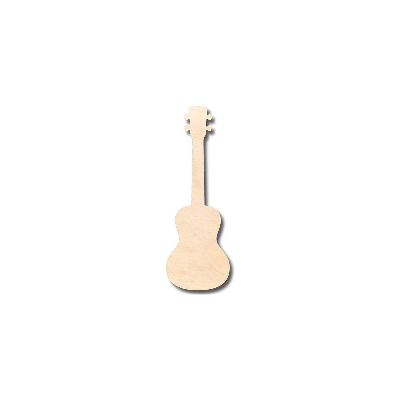 Unfinished Wood Ukulele Shape - Music - Hawaii - Craft- up to 46" DIY