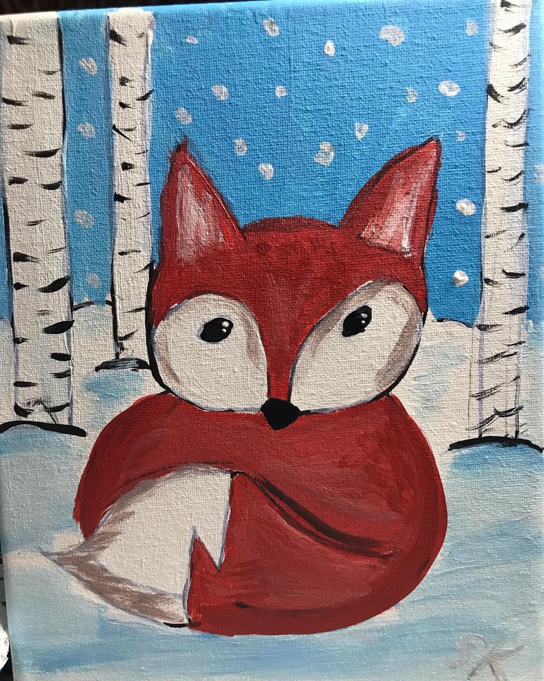 Winter Fox Paint Kit