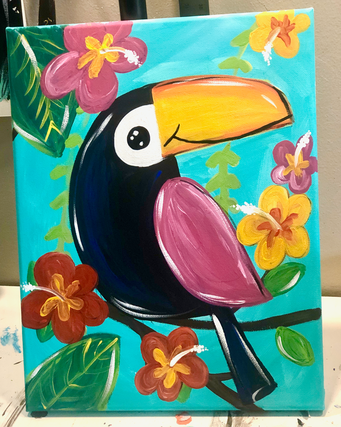 Tropical Toucan Paint Kit