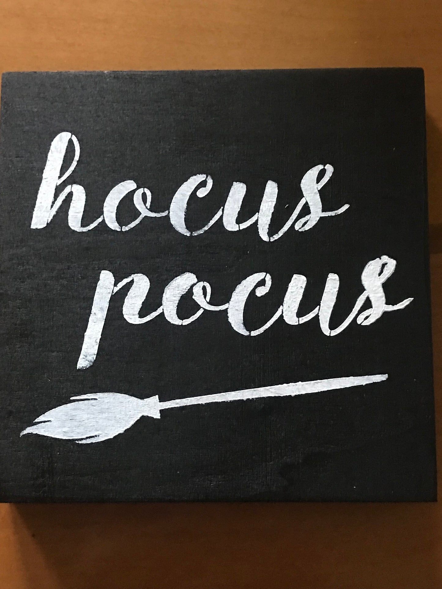 Hocus Pocus Sign - black and white