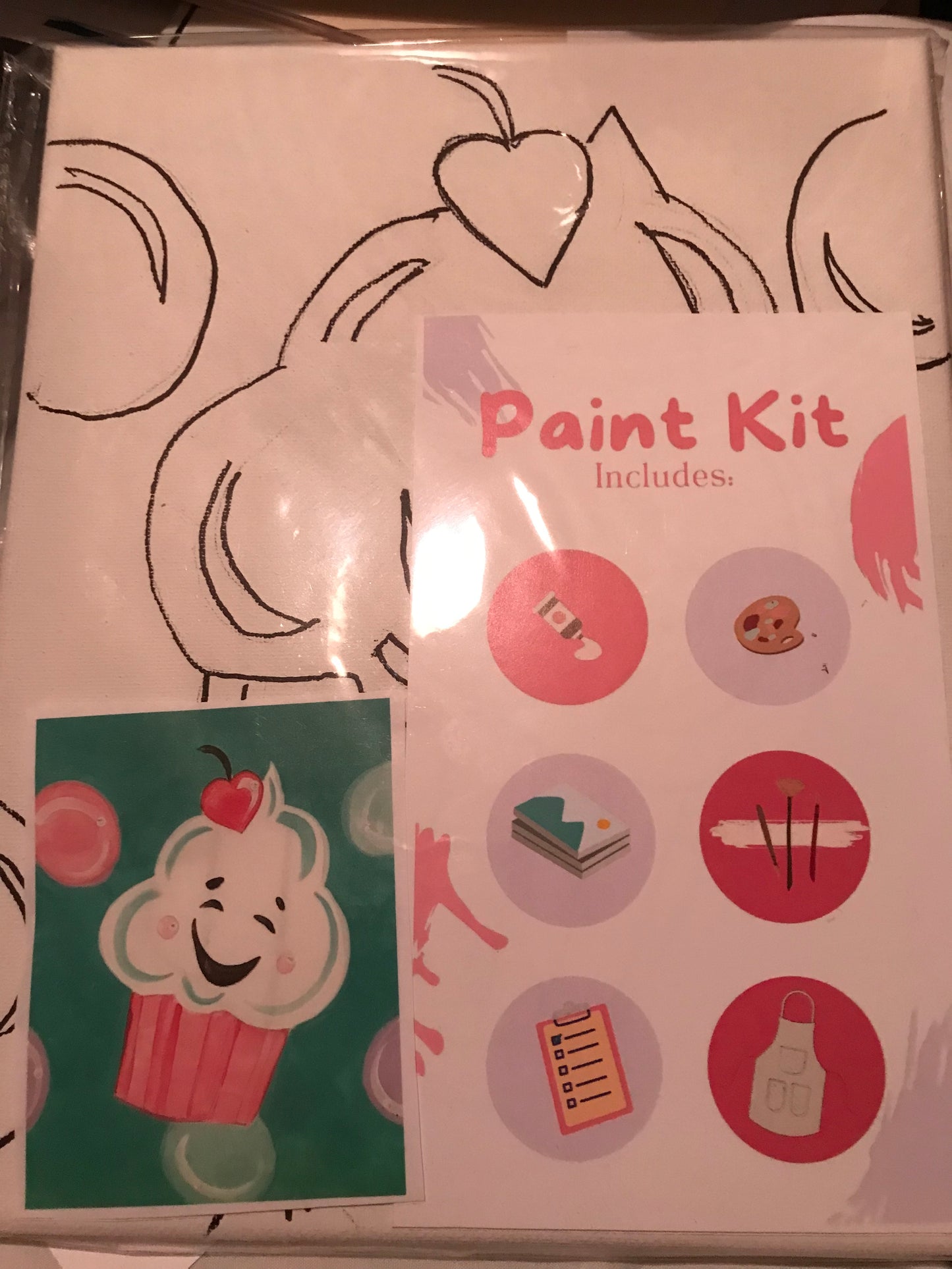 Happy Cupcake Paint Kit