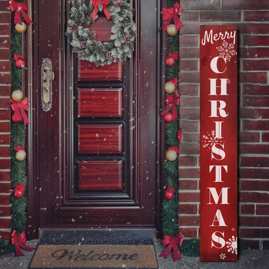 Merry Christmas Porch Sign 6’ Tall