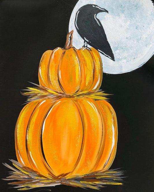 Night Pumpkin Paint Kit