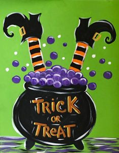 Trick or Treat Witch Paint Kit